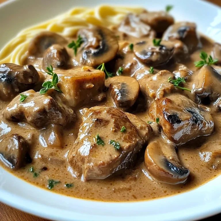 Bœuf Stroganoff au Cookeo