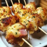 Cake pops salés jambon de poulet fromage