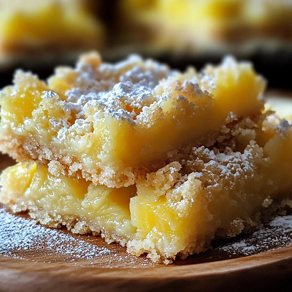 Carrés d'ananas croustillants