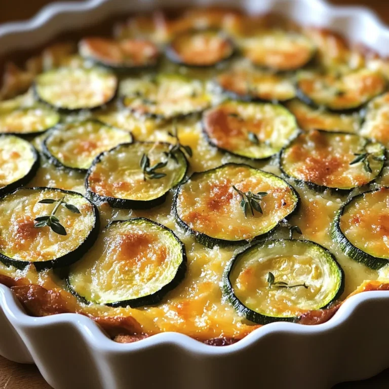 Clafoutis de courgettes au parmesan