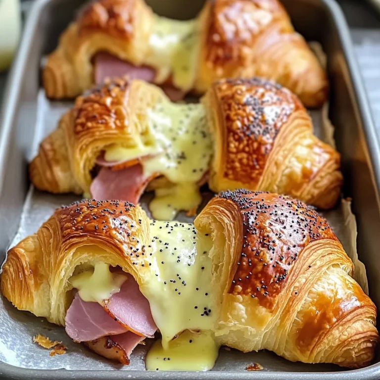 Croissants gourmands faciles