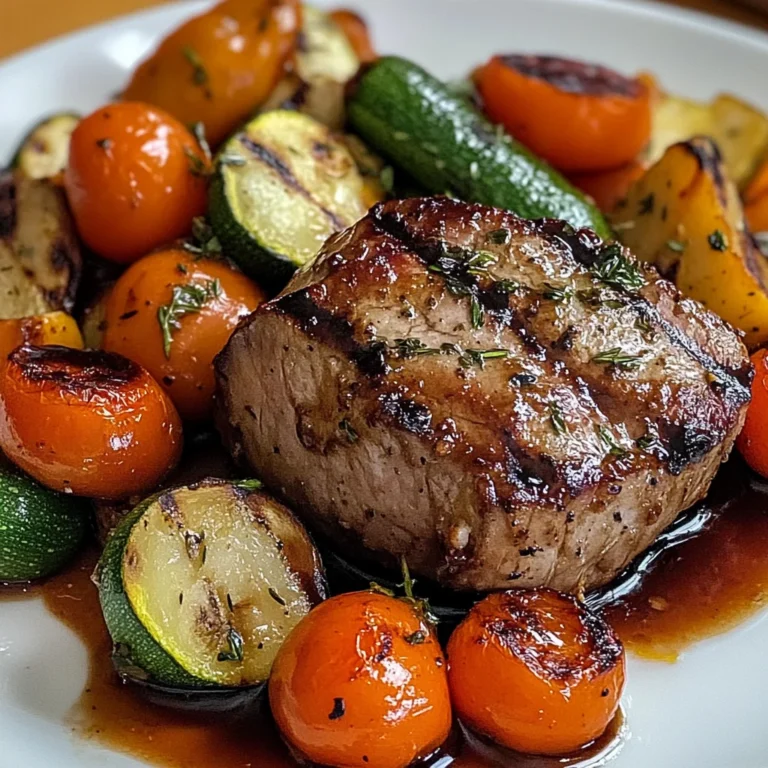 Filet mignon aux petits légumes