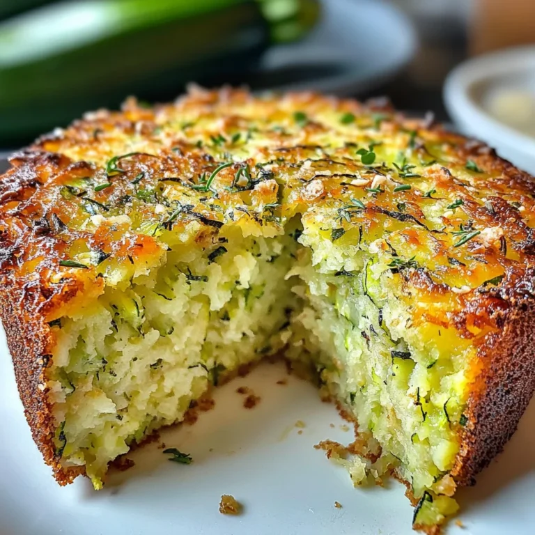 Gâteau moelleux courgettes parmesan