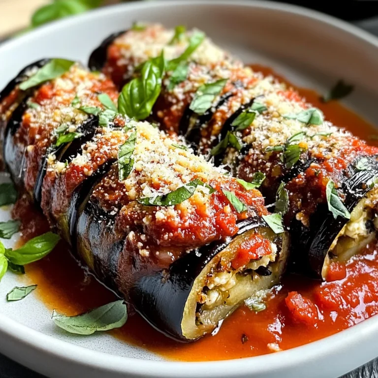 Involtini d'aubergines à la ricotta