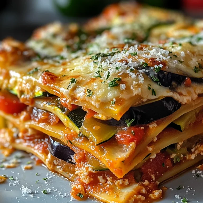 Lasagnes aux légumes d'été