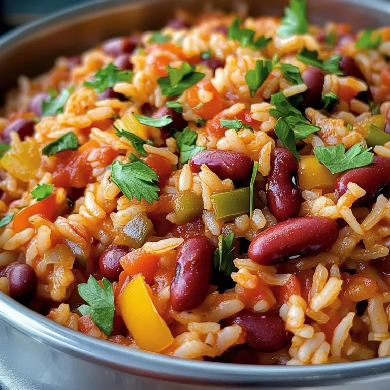 Riz Cajun aux Haricots Rouges