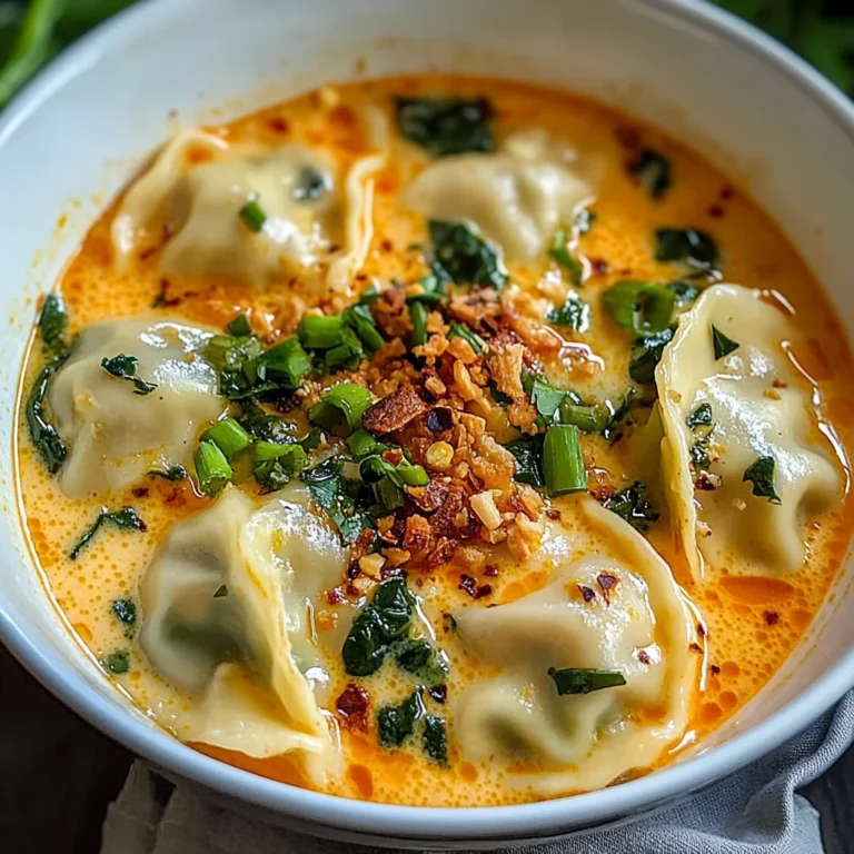 Soupe thaï réconfortante aux raviolis