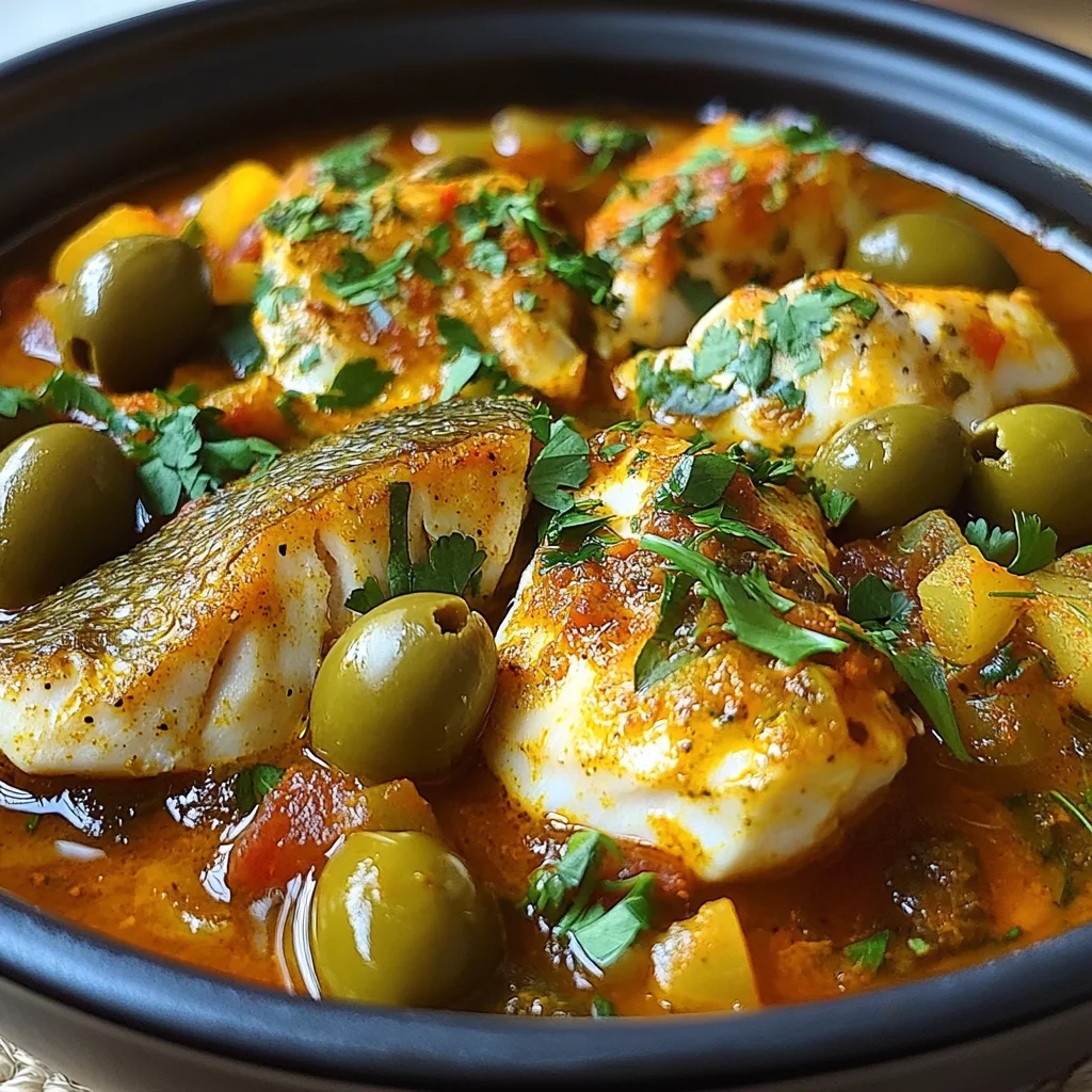 Tajine de lotte au safran