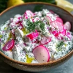 Tzatziki aux radis et herbes