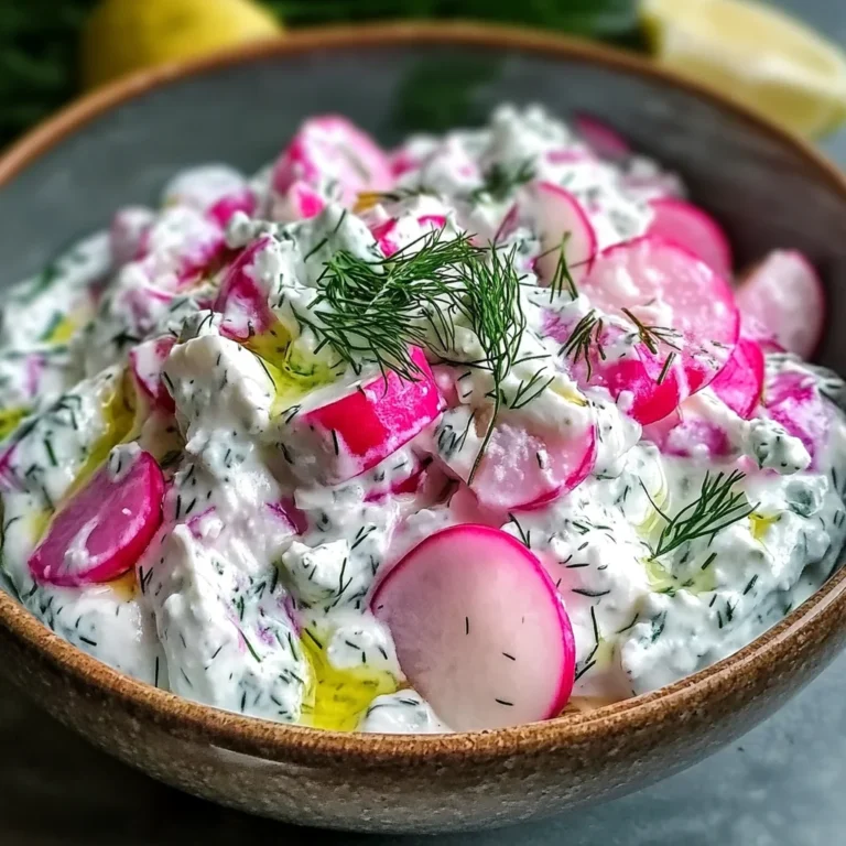 Tzatziki aux radis et herbes