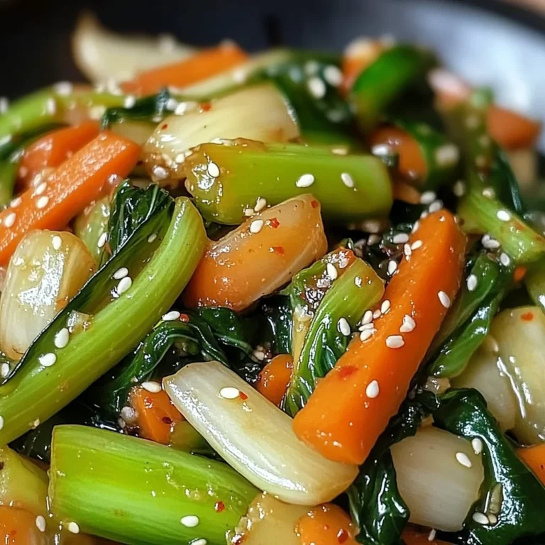 Wok croustillant aux légumes asiatiques