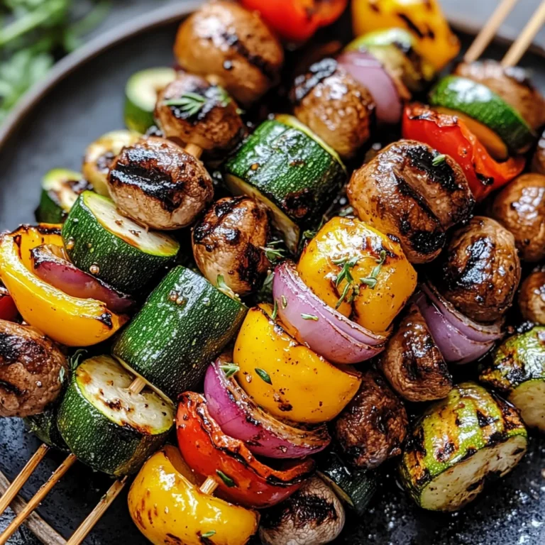 Brochettes de Légumes Grillés