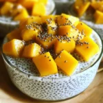 Chia coco mangue petit déj