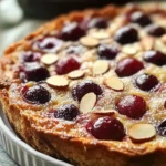 Clafoutis aux cerises et amandes : un dessert fondant au cœur de l'été