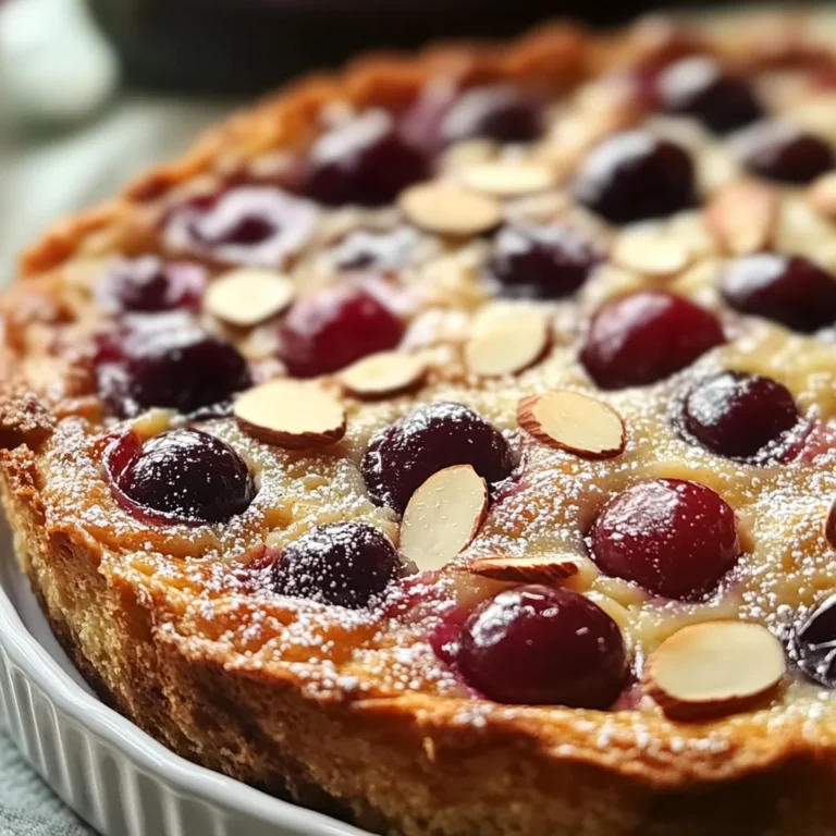 Clafoutis aux cerises et amandes : un dessert fondant au cœur de l'été