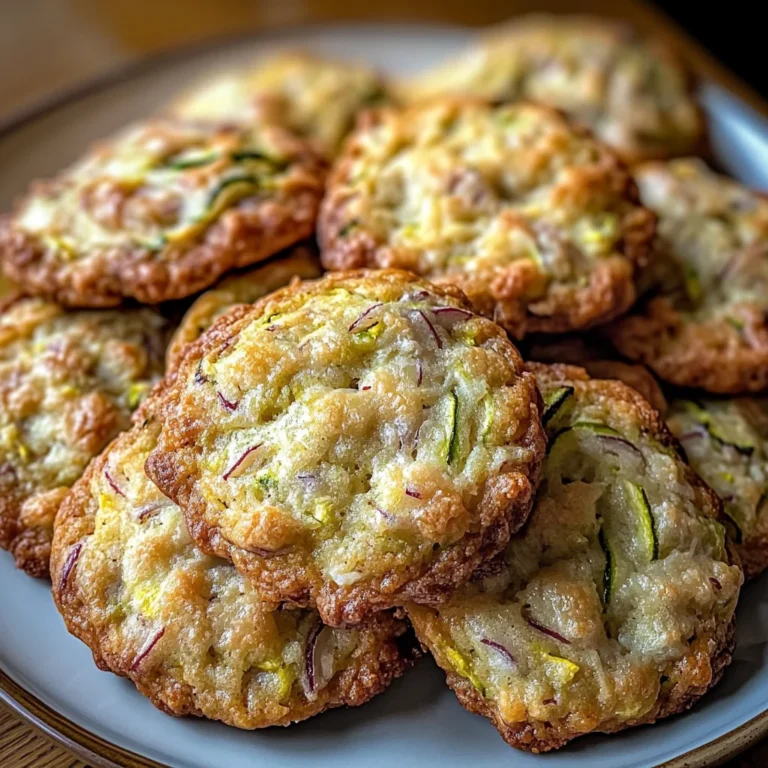 Cookies Salés Courgette, Parmesan & Oignon Rouge