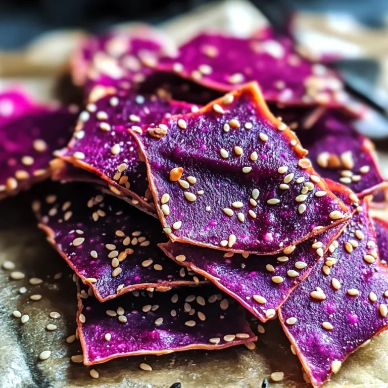 Crackers croustillants betterave et sésame