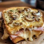 Croque-Monsieur Gourmand aux Champignons