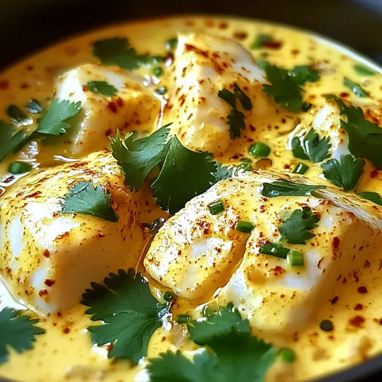 Curry de Poisson Blanc au Lait de Coco