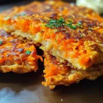 Galettes aux Carottes et Flocons d'Avoine