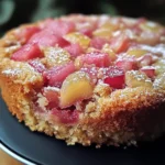 Gâteau à la rhubarbe
