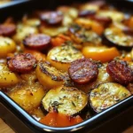 Gratin de légumes au paprika et chorizo