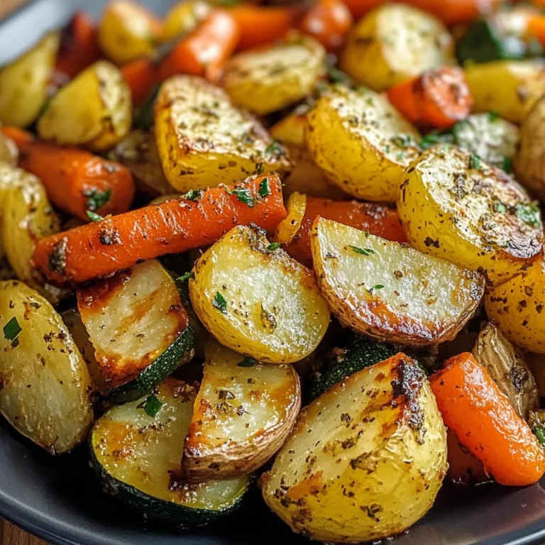 Légumes Rôtis à l'Ail et aux Herbes