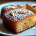 Moelleux aux amandes et compote de pommes