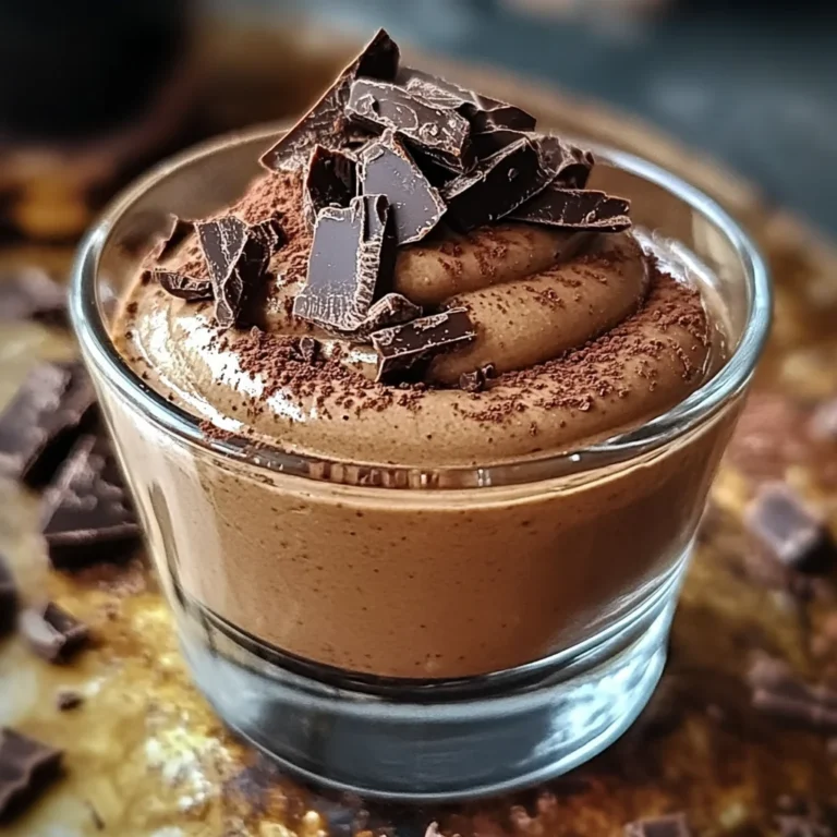 Mousse Mascarpone au Chocolat