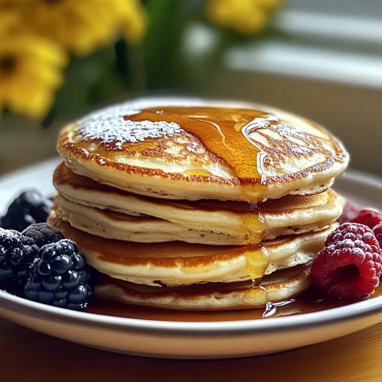 Pancakes au Yaourt Moelleux et Aériens