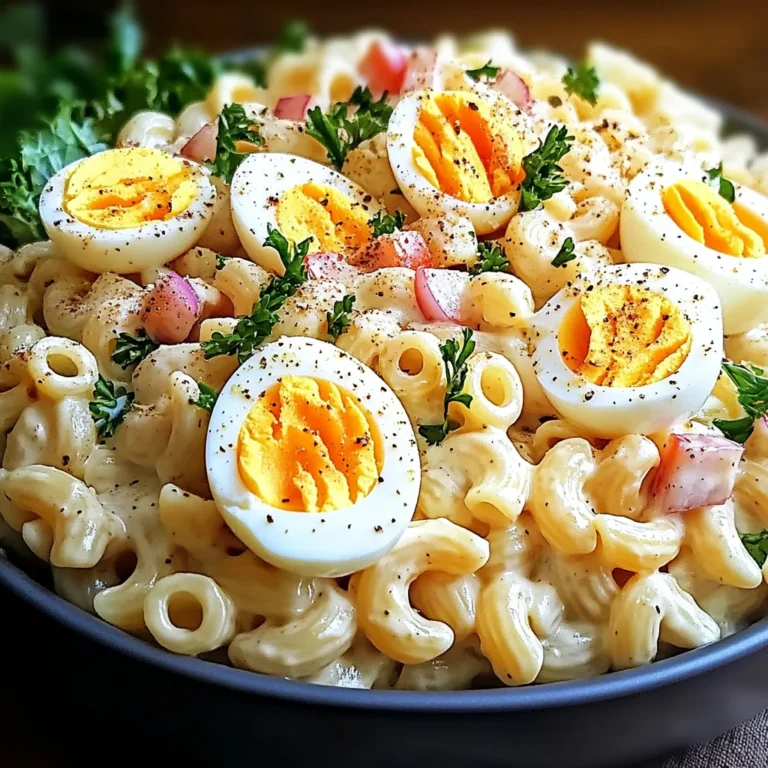 Pâtes crémeuses aux œufs