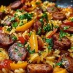 Poêlée Saucisse Riz