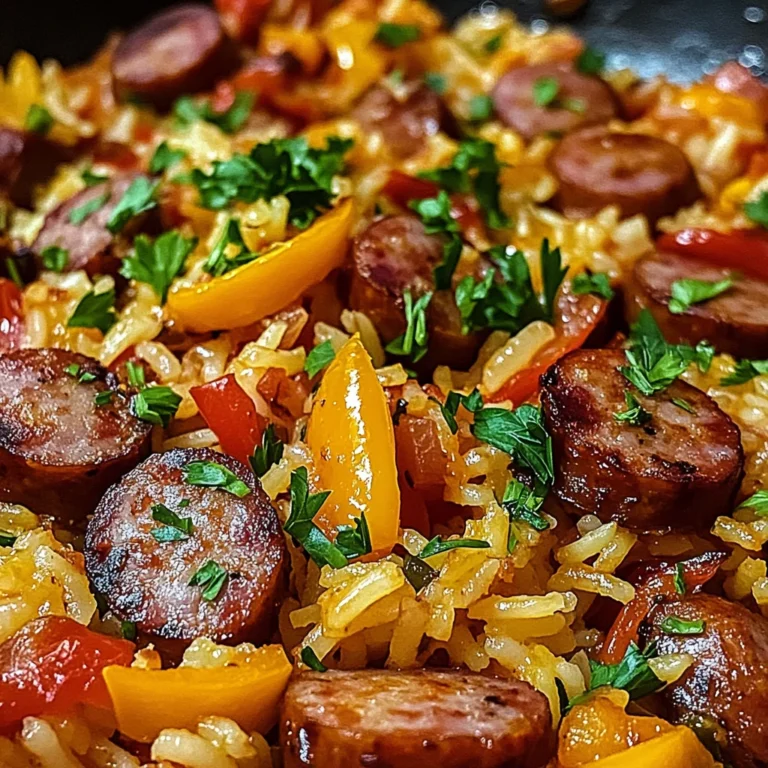Poêlée Saucisse Riz