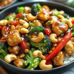 Poulet aux noix de cajou savoureux