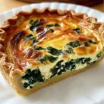 Quiche Boursin épinards maison