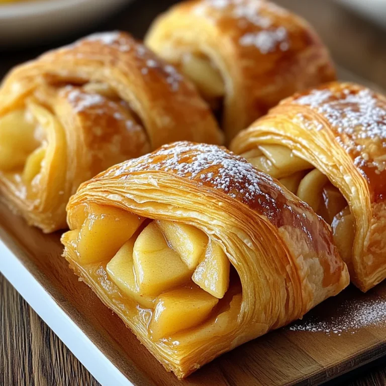 Roulés Feuilletés aux Pommes en 10 Minutes