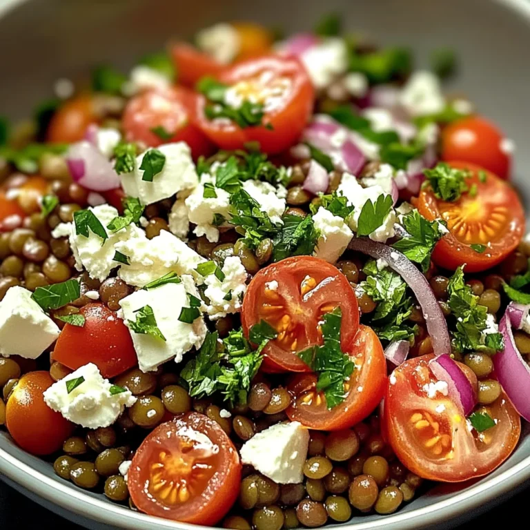 Salade Croquante de Lentilles & Feta