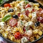 Salade de poulet et pâtes