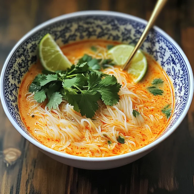 Soupe thaïe légère et parfumée