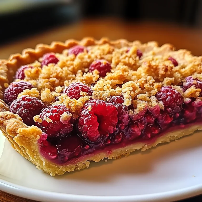 Tarte Crumble aux Framboises